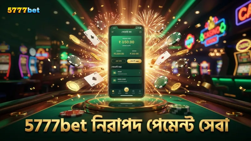 নিরাপদ এবং দ্রুত পেমেন্ট পদ্ধতি 5777bet প্ল্যাটফর্মে
