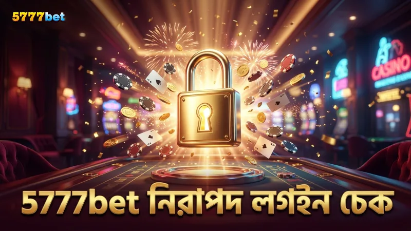 5777bet লগইনের জন্য মূল নিরাপত্তা চেক পয়েন্ট।
