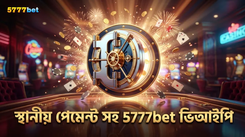 5777bet ভিআইপি সদস্যপদ প্রক্রিয়ায় স্থানীয় পেমেন্ট গুরুত্বপূর্ন।