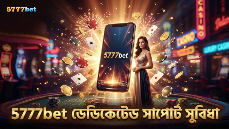 5777bet ডেডিকেটেড সাপোর্ট দ্রুত লেনদেন নিশ্চিত করে।