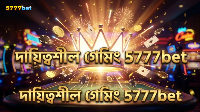 দায়িত্বশীল গেমিং নীতিমালা 5777bet খেলোয়াড়দের সুরক্ষা দেয়