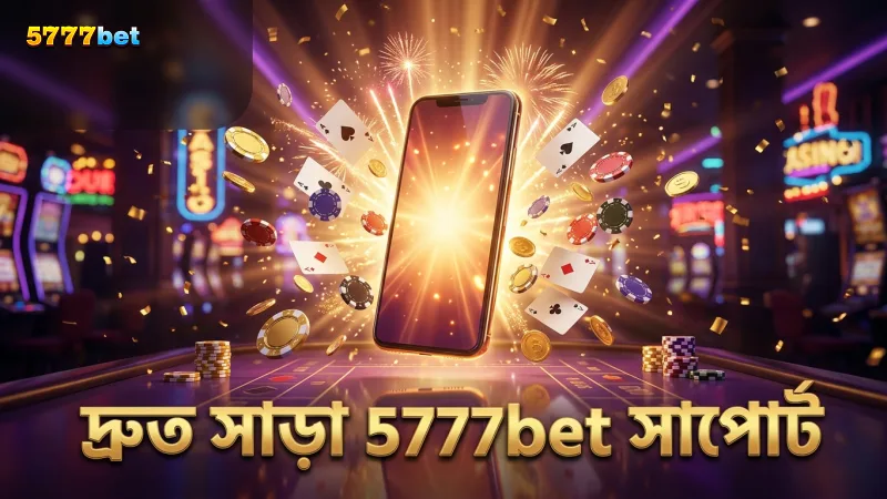 5777bet সাপোর্টে দ্রুত সাড়া পাওয়ার প্রমাণিত গতি