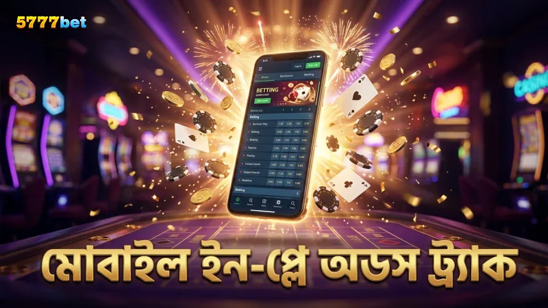 মোবাইল থেকে ইন-প্লে অডস ট্র্যাক করে দ্রুত সিদ্ধান্ত নিন