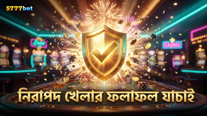 নিরাপদ খেলার জন্য ফলাফল যাচাই গুরুত্বপূর্ণ।