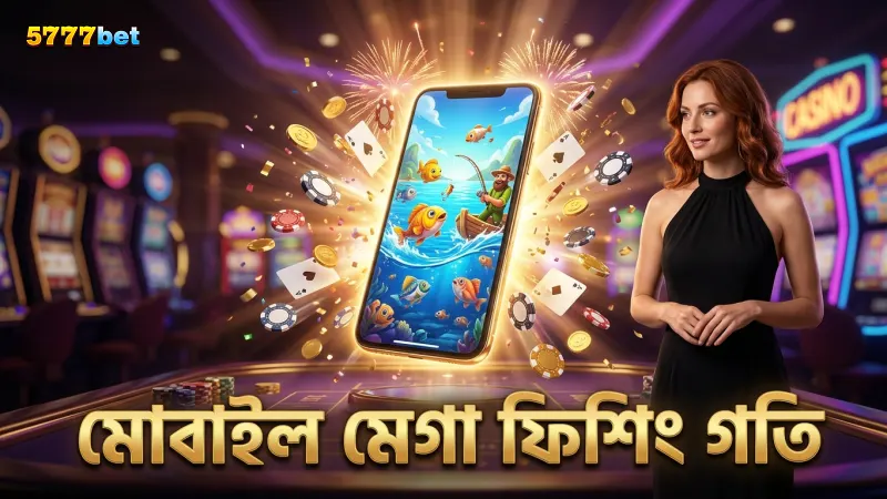 মোবাইলে দ্রুত মেগা ফিশিং খেলার সুবিধা ও গতি