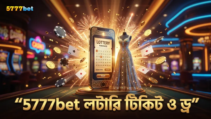 5777bet এর মাধ্যমে লটারি টিকিট কেনা ও ড্র ট্র্যাকিং