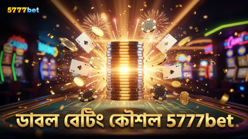 ডাবল বেটিং কৌশল বড় জয়ের সম্ভাবনা বাড়ায় 5777bet-এ।