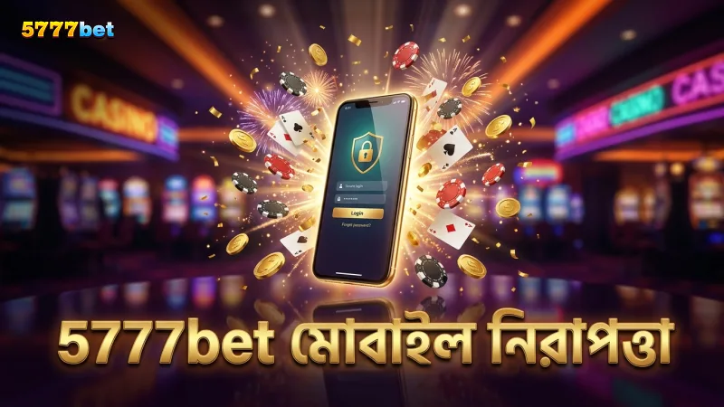 মোবাইল থেকে খেলার সময় 5777bet নিরাপত্তা মান বজায় রাখে
