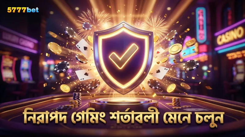 নিরাপত্তা ও দায়িত্বশীল গেমিং শর্তাবলী মেনে চলুন